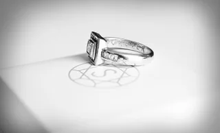 18ct forever diamond ring white gold