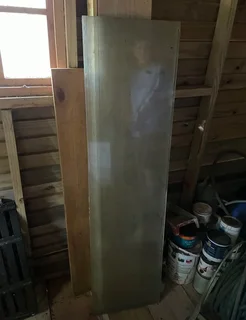 Window frames and burglar bars and glass