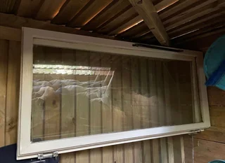 Window frames and burglar bars and glass