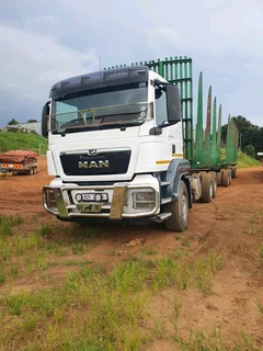 2021 MAN TGS 27.440 Log Carrier with Roadhog Trailer