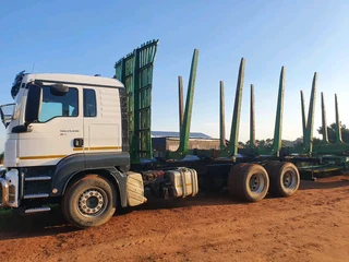2021 MAN TGS 27.440 Log Carrier with Roadhog Trailer