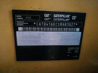 2007 CAT 416E TLB 4x4