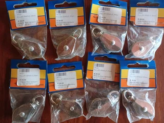 Pulleys 25 mm 8x single 2x double