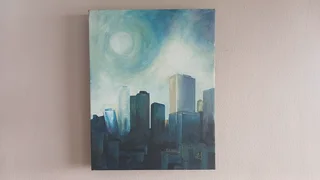Cityscape Acrylic Artwork