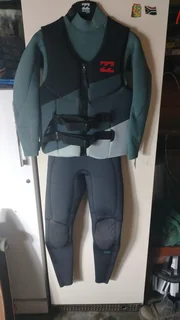 Billabong Wetsuit and ski jacket