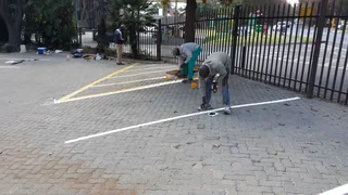 Parking Bay Lines and Numbers