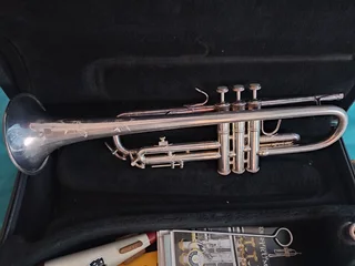 Selmer Bach Omega silver-plated Bb Trumpet