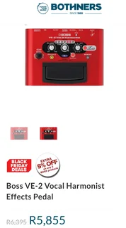 Boss Ve-2 Vocal Harmonizer