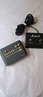Korg or mini Drum machine and Marshall foot pedal R1600