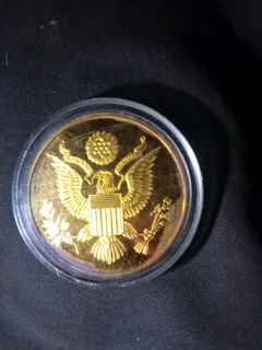 Gold Plated Washington, D.C. Medal