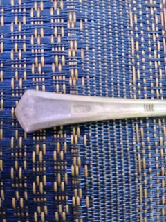 Silver plate cake fork