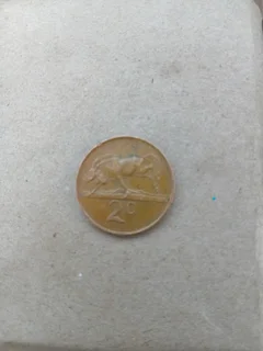South Africa coin 1990 two cent