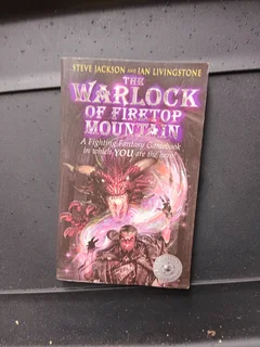 Game book by Ian livingstone and Steve Jackson