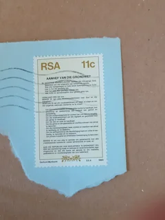 South Africa stamp