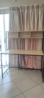 Modern Study/Work Desk with Storage Shelf – Excellent Condition