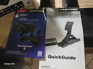 CSL Elite F1 steering wheel