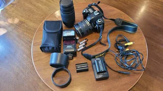 Digital Camera Nikon D70 Pro with 18/50 &amp; 70/300 lenses &amp; External Flash