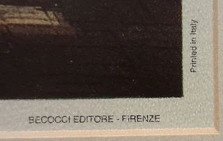 BELLOTTO Print 16 Framed – The Piazza della Signoria in Florence NEW for sale