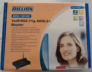 Billion B7401 VGP ADSL2&#43; Modem / Router with VoIP
