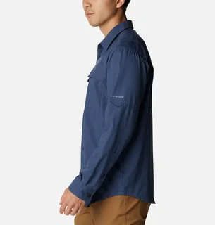 Columbia Mens Silver Ridge Lite Long Sleeve Shirt – Medium (Zinc) NEW for sale