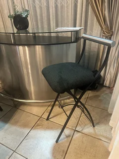 High stools ideal for serving counter