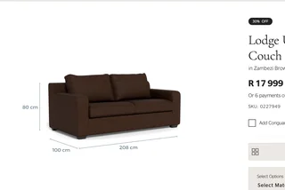 Leather coricraft Sofa