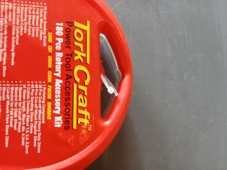 Tork Craft 180 piece rotary tool accessory kit - unused