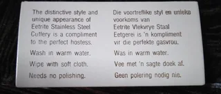 Eetrite Stainless Steel Cutlery Set 56 pieces (brand new)