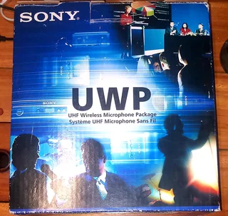 UHF Wireless Sony microphone package