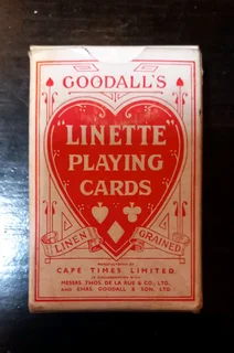 Vintage linette playing cards