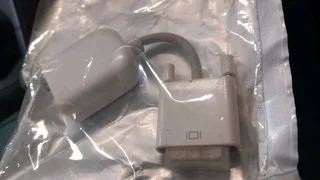 Dvi to video adapter. Mac original