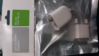 Dvi to video adapter. Mac original