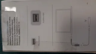 Thunderbolt to firewire adapter
