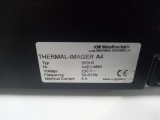 Thermal Imager A4 KW Metalltechnik 953H1 (Glass Roller broken on inside)