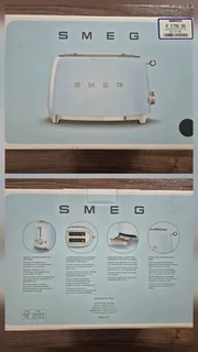 Smeg Retro 2 Slice Toaster White