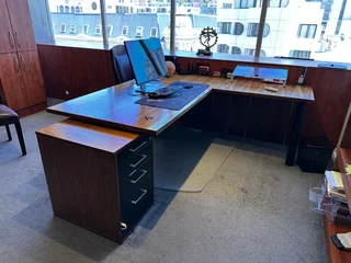 Executive L-shaped desk