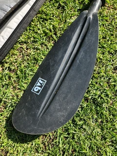 Custom shaped Waveski, with paddle and bag