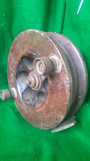 Fishing Reel, (wood, vintage) Large