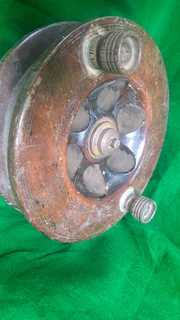 Fishing Reel, (wood, vintage) Large