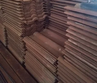 Roof Tiles Double Roman Red