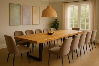 Live Edge Dining room Table – 3.7m Long