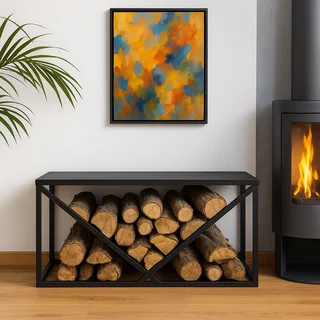 Get Ready for Winter with a Custom Steel Wood Rack!