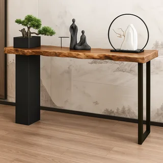 Custom Wood &amp; Steel Server Tables