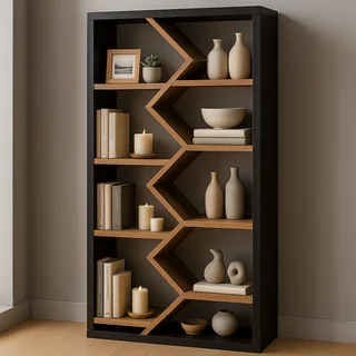 Custom Wood & Steel Shelves