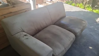 Coricraft KARIBA Genuine Leather Couch Set (3-Seater &#43; 2-Seater) — Zambezi Brown