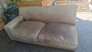 Coricraft KARIBA Genuine Leather Couch Set (3-Seater &#43; 2-Seater) — Zambezi Brown