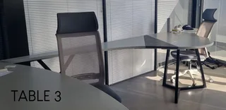 3 x Tables designed for team workstations or collaborative spaces