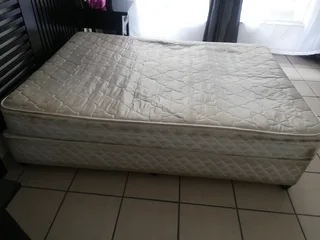 Double Bed Base and Mattress