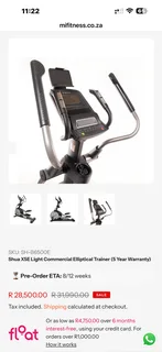 Shua X5E Light Commercial Elliptical Trainer