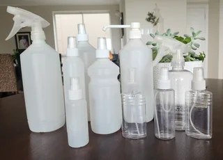 Reusable plastic bottles